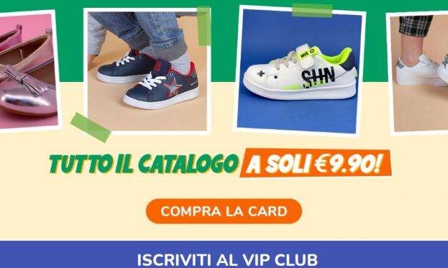 IN ARRIVO L’ABBONAMENTO PER LE SCARPE DEI BAMBINI