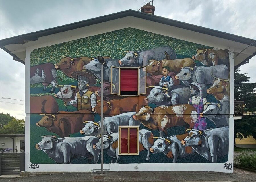 VALLÀ DI RIESE PIO X SI ANIMA GRAZIE AI MURALES