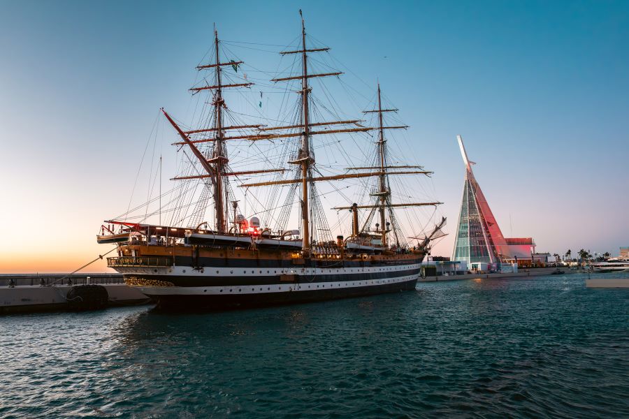 IL TOUR MONDIALE DI NAVE VESPUCCI